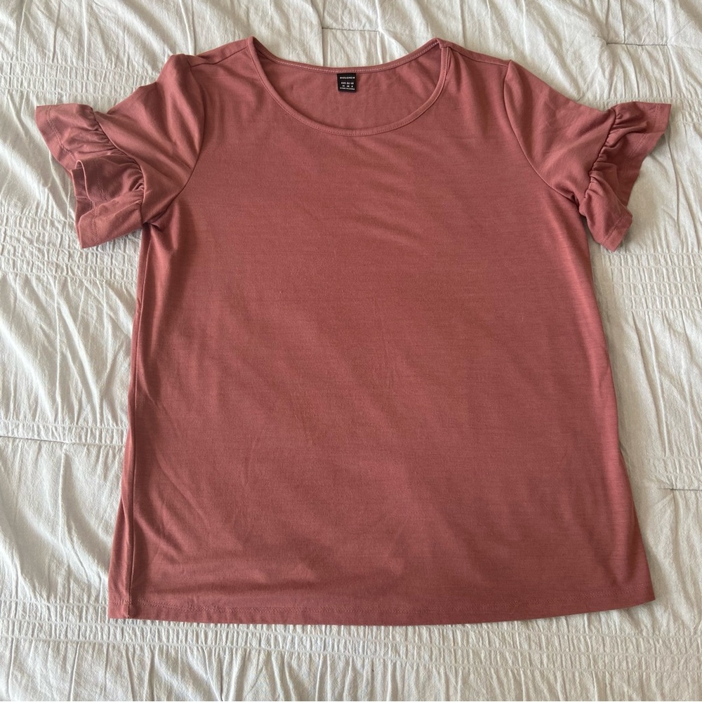 Ruffle Sleeve Top